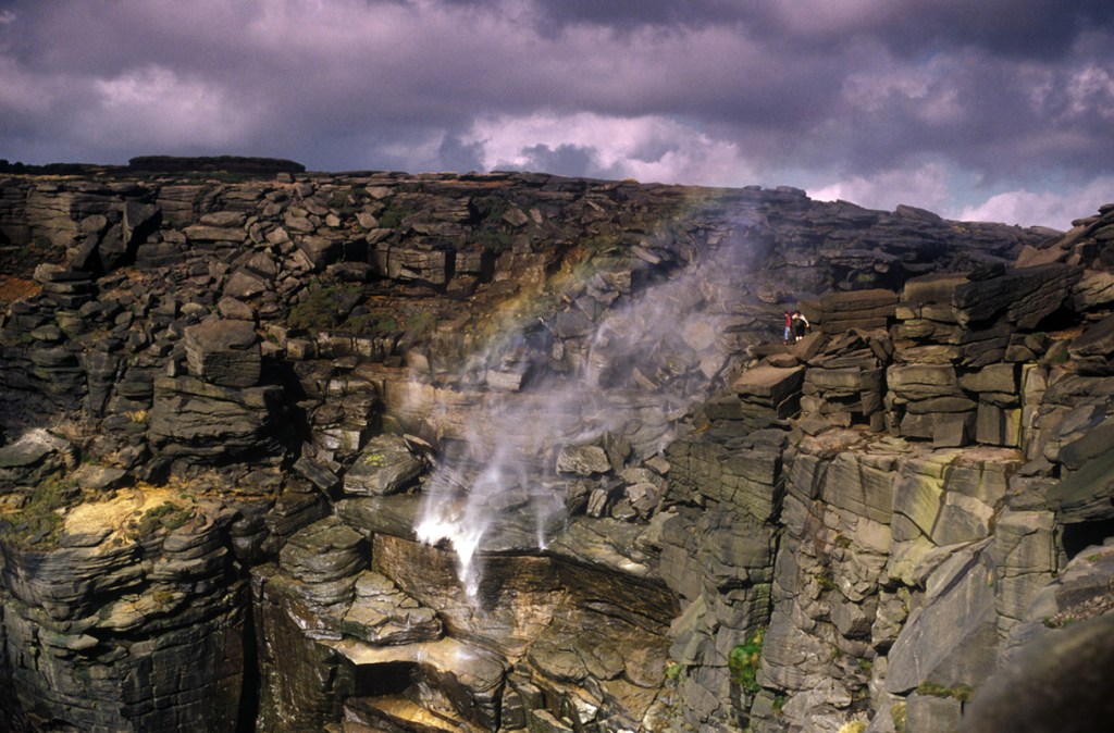 Kinder Downfall 'the blowback' (PDNPA)